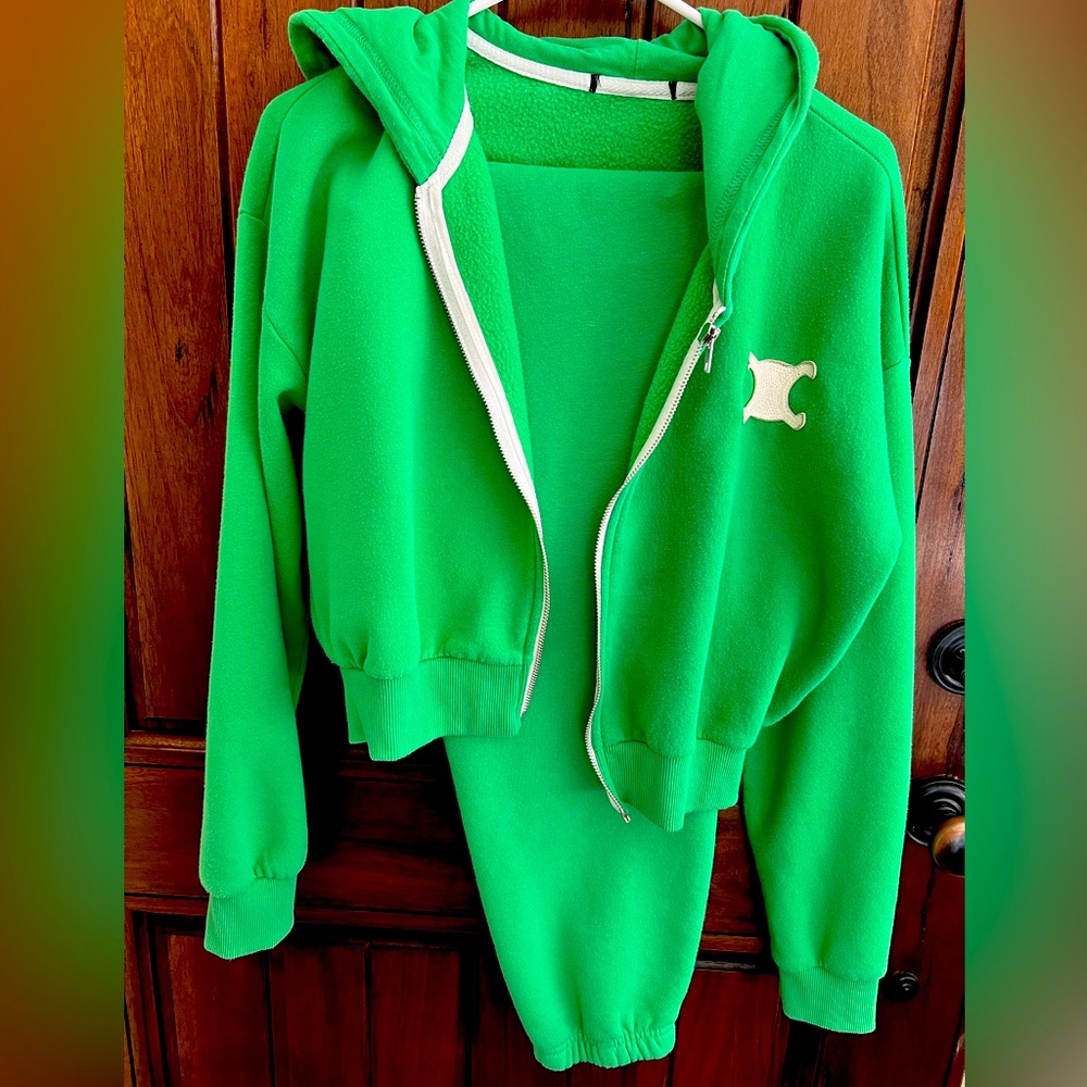Green Track Pants & Joggers